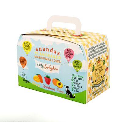 Carry Handle Marshmallow Gift Box - Mango, Peach & Strawberry