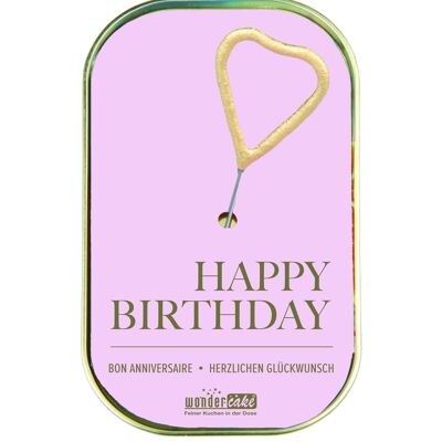 Buon compleanno Pink Deluxe Wondercake