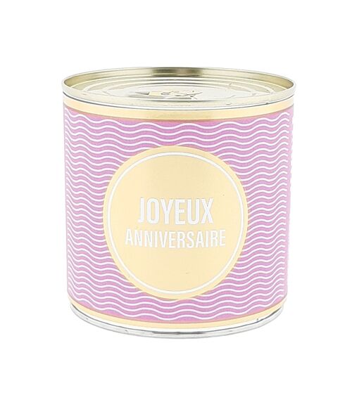 Cancake Joyeux Anniversaire pink Forêt noire aux cerises