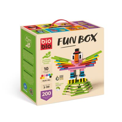 FUN BOX "Multi-Mix" con 200 mattoncini