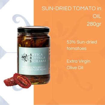 Tomate séchée à l'huile à l'ail de nubia - 280 g 3