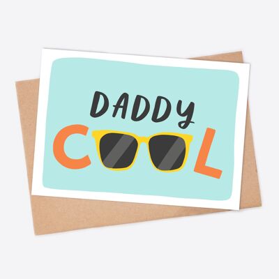 Daddy Cool Father's Day Card Daddy Birthday Card For Him