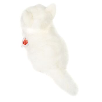 Chat British Shorthair blanc 20 cm - Remplissage en plastique 100% recyclé 2