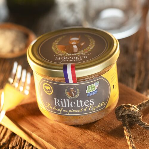 Rillettes de Boeuf Piment Espelette