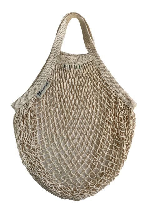 Short handled string bag - Natural