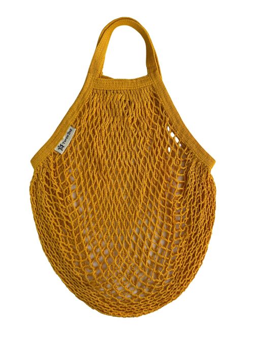 Short handled string bag - Gold