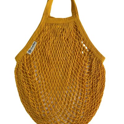 String-Tasche mit kurzem Griff - Gold
