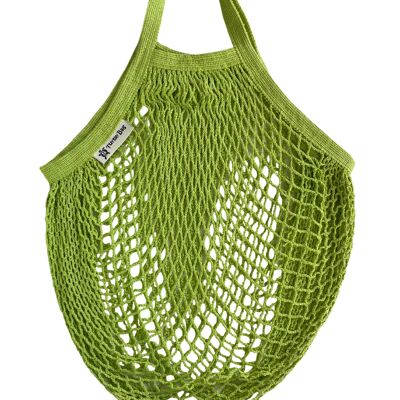 Short handled string bag - Lime