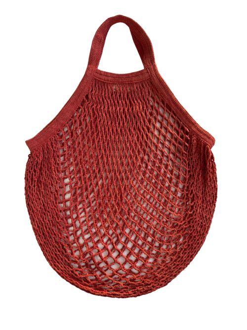 Short handled string bag - Red