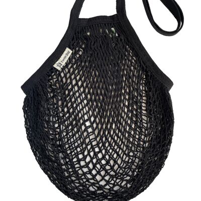 Long Handled string bag - Black