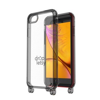 Coque pour téléphone portable iPhone 7/8+ & SE(2020) Series GRIS transparent 7