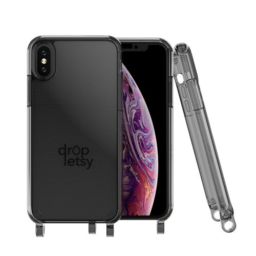 Handyhülle iPhone X/XS/XR Series GRAU transparent - iPhone X/XS