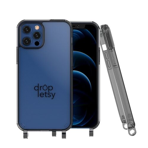 Handyhülle iPhone 12 Series GRAU transparent - iPhone 12/12pro