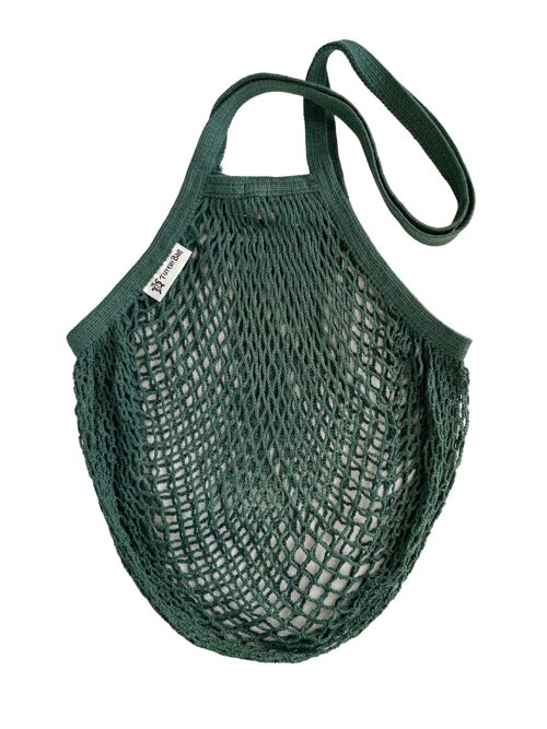Long Handled string bag - Bottle Green