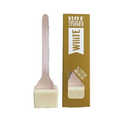 White Hot Chocolate Stirrer