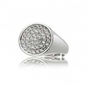 Bague Pav\u00e9 Stardust Circle