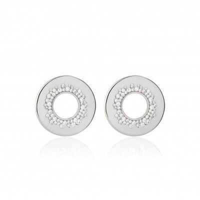 Boucles d'oreilles rondes cosmiques