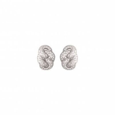 Boucles d'oreilles tressées Shine