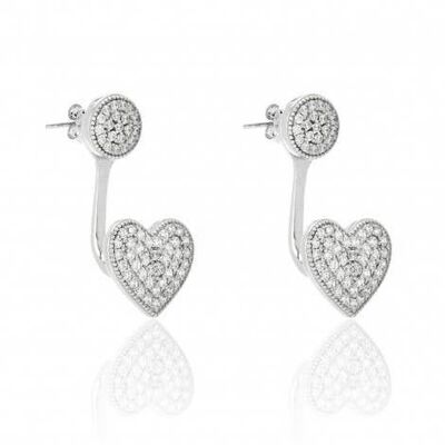 Stardust Heart Earrings