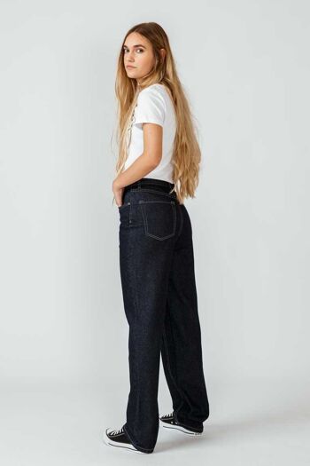 Maya women trousers-rinse denim 2