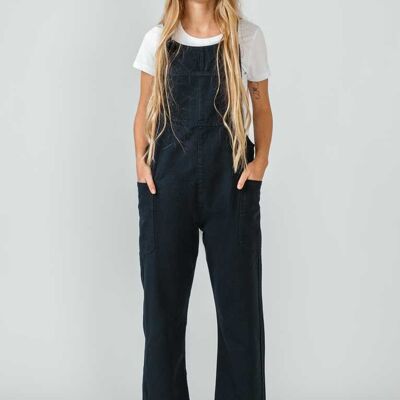 DUNGAREES WOMEN TROUSERS-NAVY