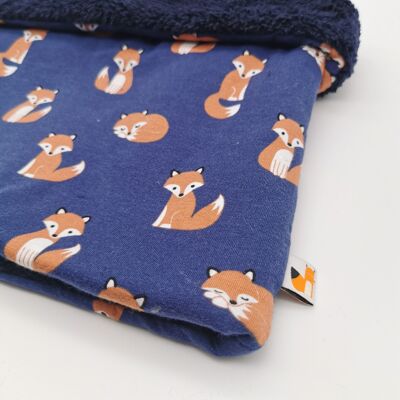 Children's Snood with Fox pattern, 3-6 years