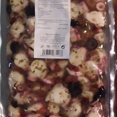 RODAJA DE PULPO ALIÑADA CON SALSA MEDITERRÁNEA (REFRIGERADO-CONGELADO) 1 Kg