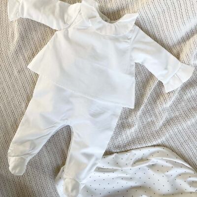 Stylischer 2-in-1-Unisex-Baby-Pyjama