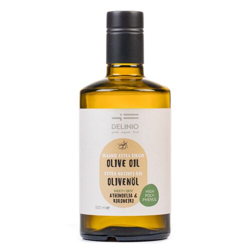 PREMIUM Natives Olivenöl Extra, HOHES POLYPHENOL, 500 ml