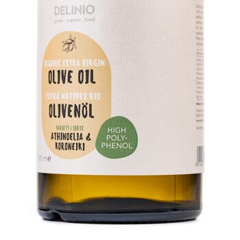 PREMIUM Natives Olivenöl Extra, HOHES POLYPHENOL, 500 ml 2