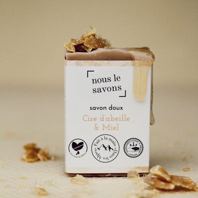 Savon doux Cire d’abeille & Miel