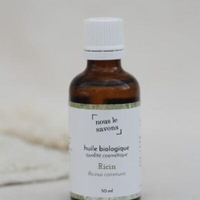 Puro olio di ricino biologico - 50 ml