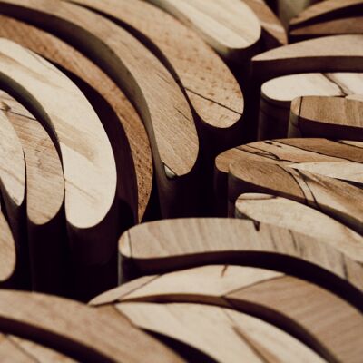 Porte savon bois naturel