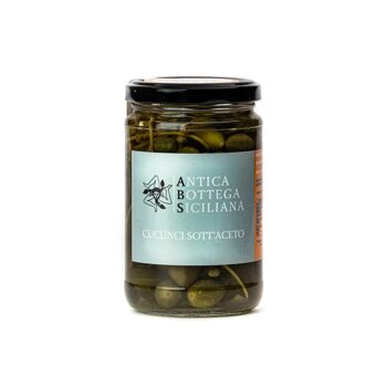 Cucunci sicilienne au vinaigre de vin blanc - 280 g 1