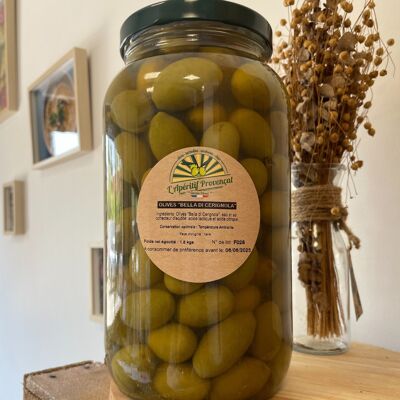 Olive extra giganti Cerignola tasca sfusa da 2kg