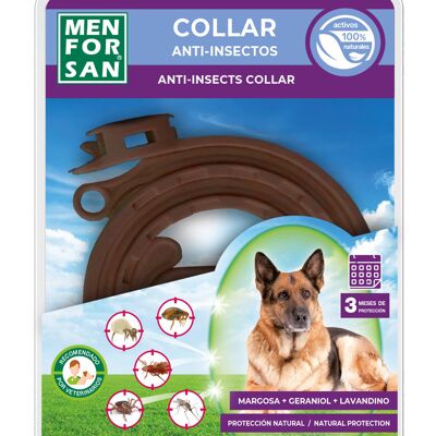 COLLAR ANTI INSECTOS 3 ACTIVOS PERROS 40ud (2 cajas expositoras)