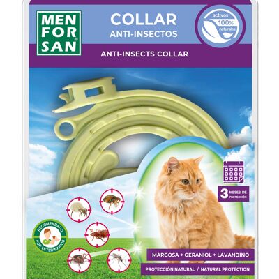 COLLIER ANTI INSECTES 3 CHAT ACTIF 40ud (2 boîtes de présentation)