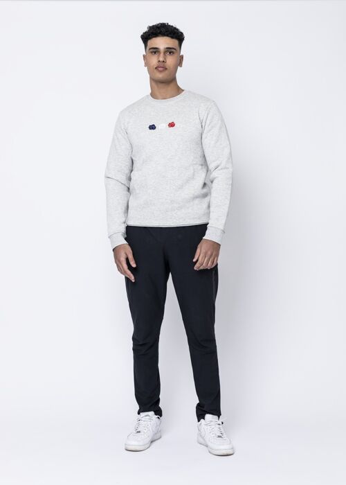 Crewneck - Triple Rose Grey