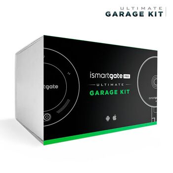 Ouvre garage Ultimate Pro périphériques Wi-Fi : contrôler et surveiller jusqu'à 3 garages à distance. Compatible avec Apple HomeKit (Siri), Google Assistant, Amazon Echo (Alexa) et iFTTT 3