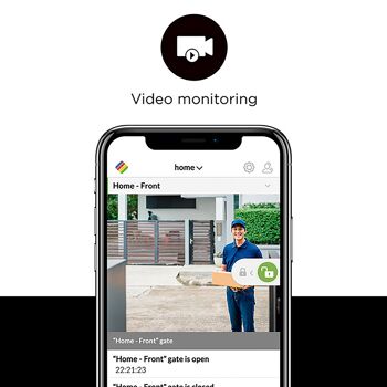 Ouvre-portail connecté Ultimate Lite :  périphériques Wi-Fi : contrôler et surveiller votre portail à distance. Compatible avec Apple HomeKit (Siri), Google Assistant, Amazon Echo (Alexa) et iFTTT 3