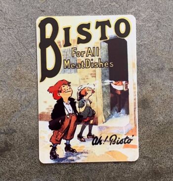 Bisto For All Meat Dishes Ah Bisto - Plaque en métal 8x10inch 1
