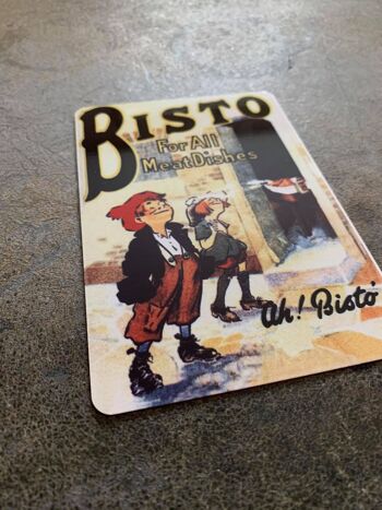 Bisto For All Meat Dishes Ah Bisto - Plaque en métal 8x10inch 2