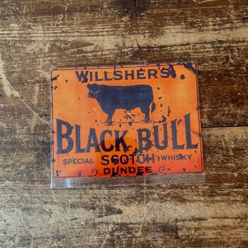 Black Bull Scotch Farmhouse - Panneau publicitaire en métal 24x32 pouces 3