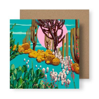 Cactus Garden Series No.1 Greeting Card