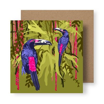 Toucan In The Jungle Series No.1 Grußkarte