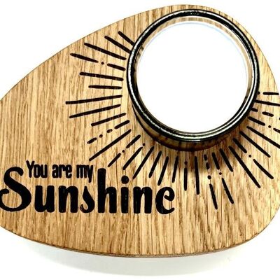 Tealight holder made of OAK "Sunshine"