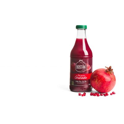 100% pure pressed pomegranate juice