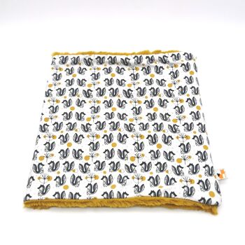 Snood bébé motif Ecureuils 12 - 36 mois 2