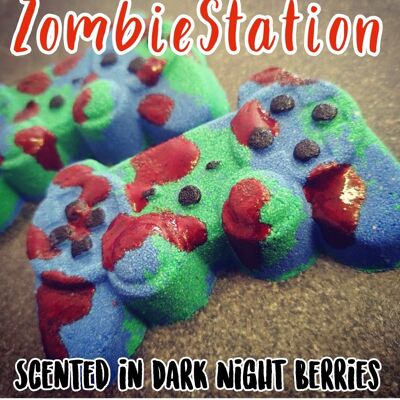 Green Apple /White Dove (BATHSTATION) - Gamer Collection - ZombieStation - Dark Night Berries