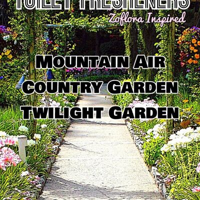 Toilet/Mop Fizzers - Fresheners - Country Garden x 6 Fizzers